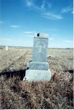 Photo of headstone for John William Higbee